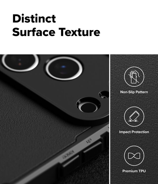 Защитный чехол Ringke Rugged Gear Magnetic для iPhone 17 Pro Max (8800328810648) - Camo Black: фото 8 из 14