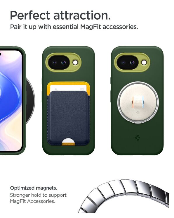 Защитный чехол Spigen Nano Pop (MagFit) для Google Pixel 10a (ACS11287) - Black Sesame: фото 13 из 13