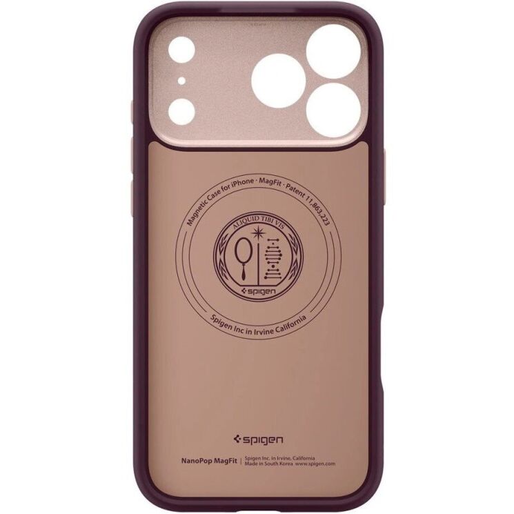 Защитный чехол Spigen Nano Pop (MagFit) для iPhone 18 Pro (ACS12179) - Burgundy (440103DR) Защитный чехол Spigen Nano Pop (MagFit) для iPhone 18 Pro (ACS12179) - Burgundy: фото 4 из 10
