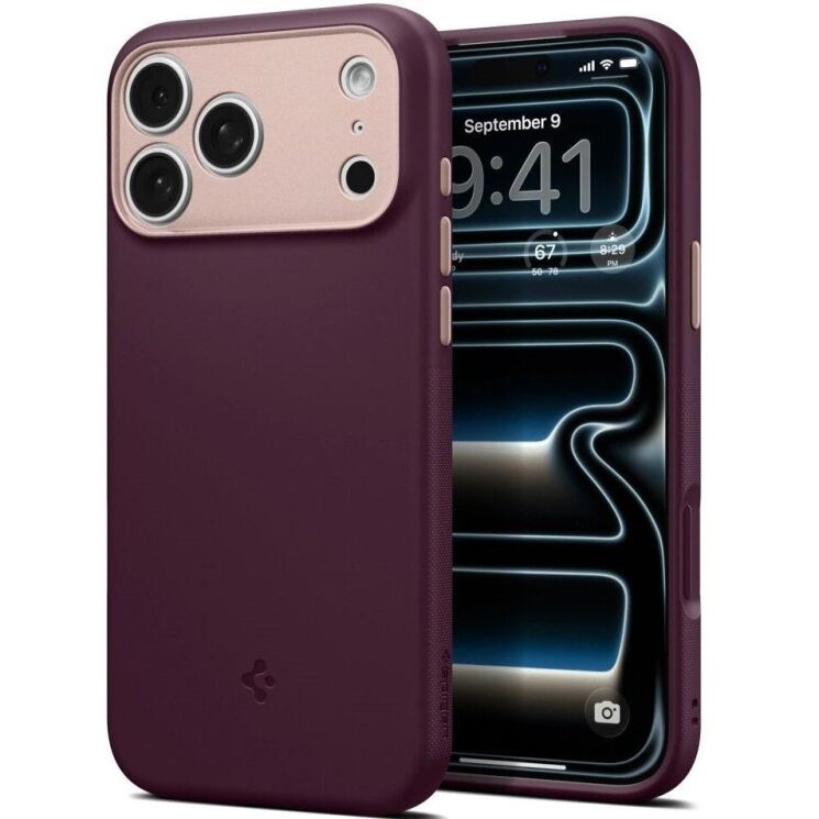Защитный чехол Spigen Nano Pop (MagFit) для iPhone 18 Pro (ACS12179) - Burgundy (440103DR) Защитный чехол Spigen Nano Pop (MagFit) для iPhone 18 Pro (ACS12179) - Burgundy: фото 2 из 10