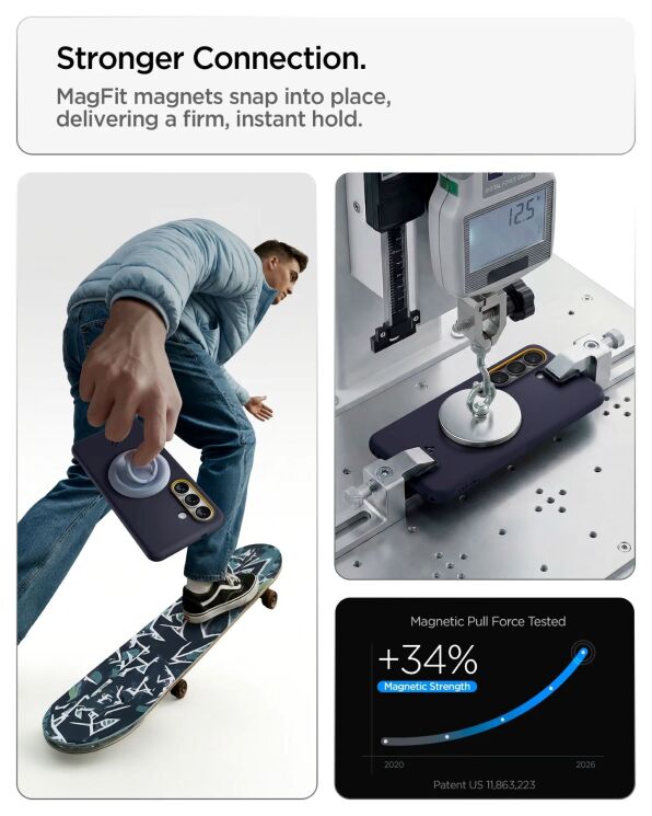 Захисний чохол Spigen Nano Pop (MagFit) для Samsung Galaxy S26 (S942) ACS11067 - Avo Greem: фото 12 з 14