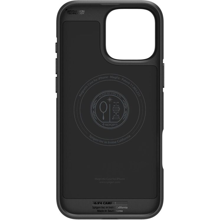 Захисний чохол Spigen (SGP) Core Armor (MagFit) для Apple iPhone 16 Pro Max - Matte Black: фото 5 з 14