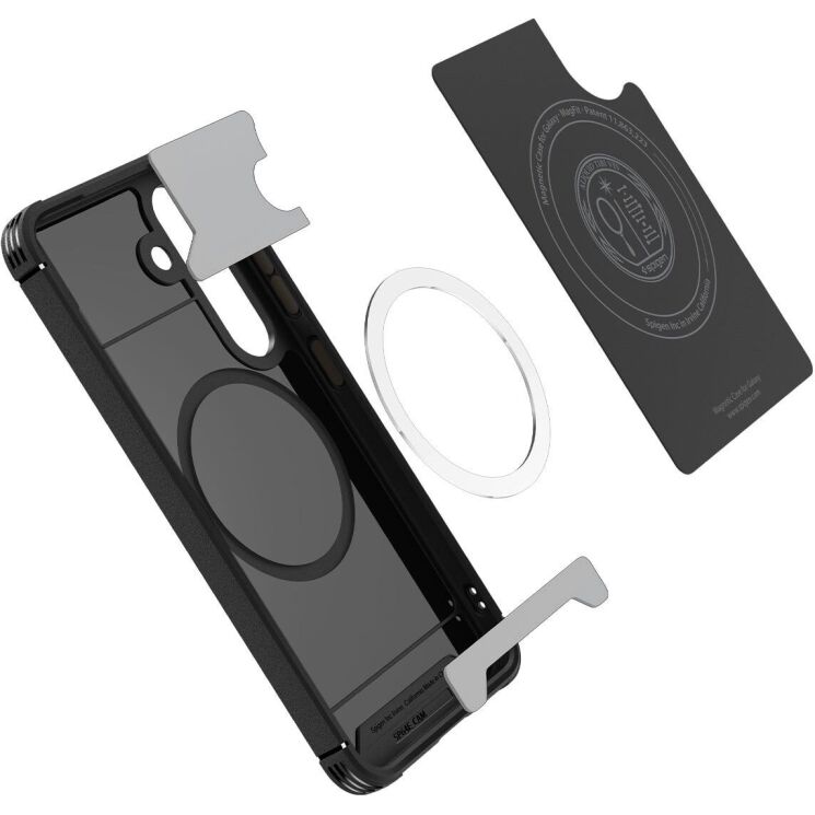 Защитный чехол Spigen (SGP) Core Armor (MagFit) для Samsung Galaxy S25 Plus (S936) ACS08918 - Matte Black: фото 5 из 13