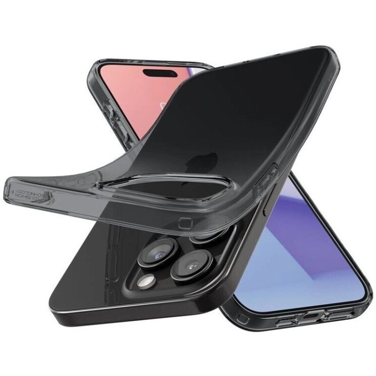 Защитный чехол Spigen (SGP) Crystal Flex для Apple iPhone 15 Pro (ACS06469) - Space Crystal: фото 4 из 12