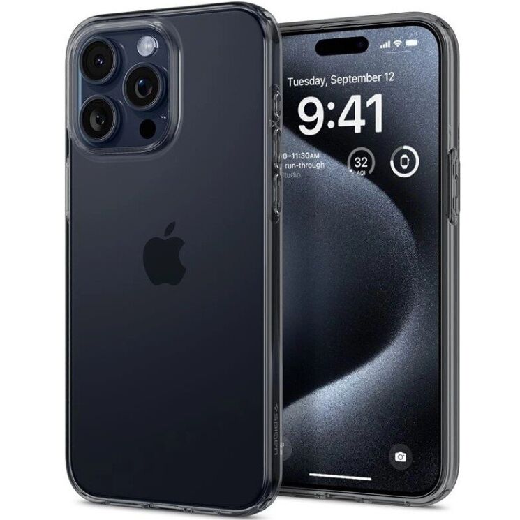 Защитный чехол Spigen (SGP) Crystal Flex для Apple iPhone 15 Pro (ACS06469) - Space Crystal: фото 1 из 12
