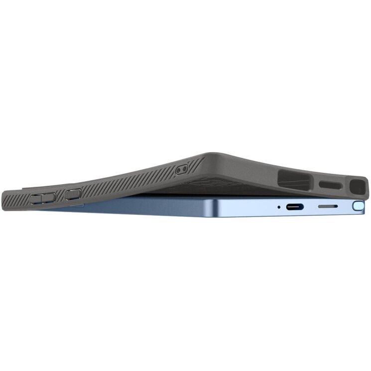 Защитный чехол Spigen (SGP) Liquid Air для Samsung Galaxy S25 Ultra (S938) ACS08954 - Gray: фото 8 из 18
