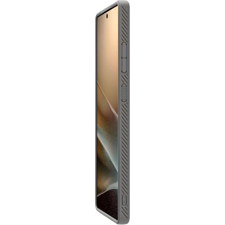 Защитный чехол Spigen (SGP) Liquid Air для Samsung Galaxy S25 Ultra (S938) ACS08954 - Gray: фото 6 из 18