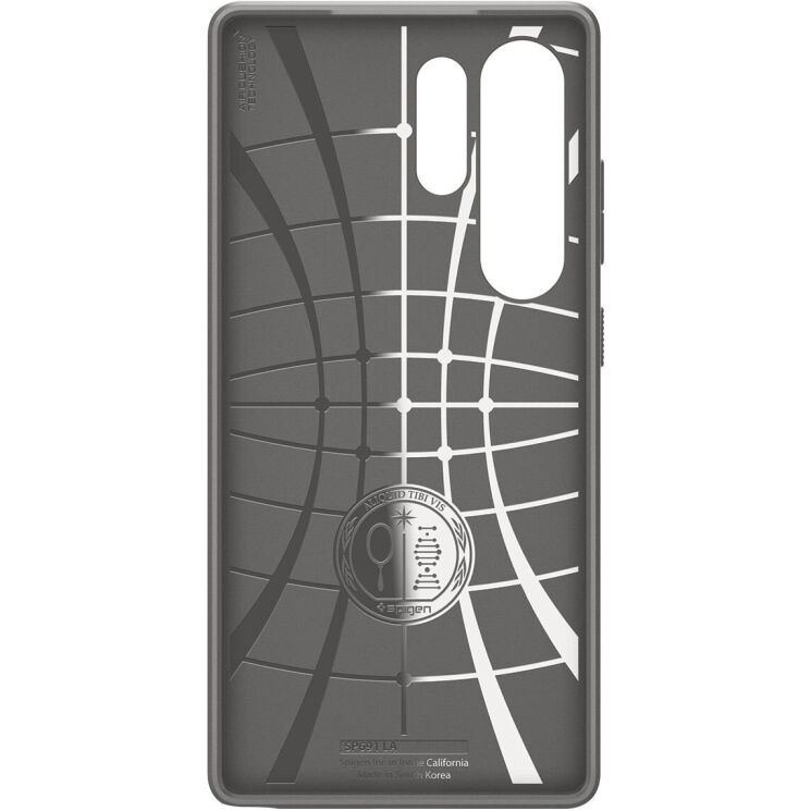 Защитный чехол Spigen (SGP) Liquid Air для Samsung Galaxy S25 Ultra (S938) ACS08954 - Gray: фото 10 из 18