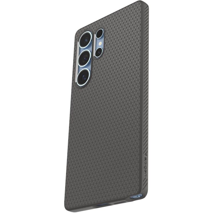Защитный чехол Spigen (SGP) Liquid Air для Samsung Galaxy S25 Ultra (S938) ACS08954 - Gray: фото 4 из 18