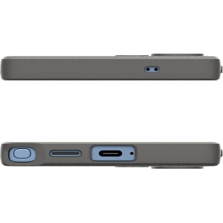Защитный чехол Spigen (SGP) Liquid Air для Samsung Galaxy S25 Ultra (S938) ACS08954 - Gray: фото 12 из 18