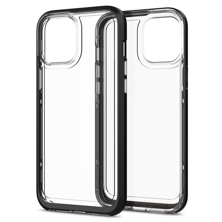 Защитный чехол Spigen (SGP) Neo Hybrid Crystal для Apple iPhone 12 Pro Max - Black: фото 7 из 8
