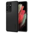 Защитный чехол Spigen (SGP) Thin Fit для Samsung Galaxy S21 Ultra (G998) - Black (229088B)