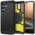 Защитный чехол Spigen (SGP) Tough Armor (MagFit) для Samsung Galaxy S25 Ultra (S938) ACS08964 - Black: фото 1 из 17