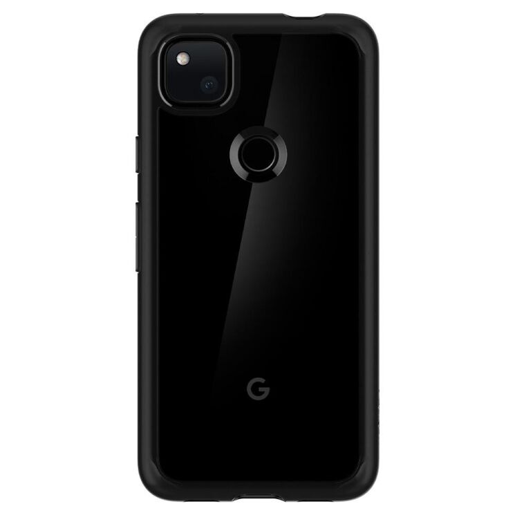 Защитный чехол Spigen (SGP) Ultra Hybrid для Google Pixel 4a 5G - Matte Black: фото 2 из 14