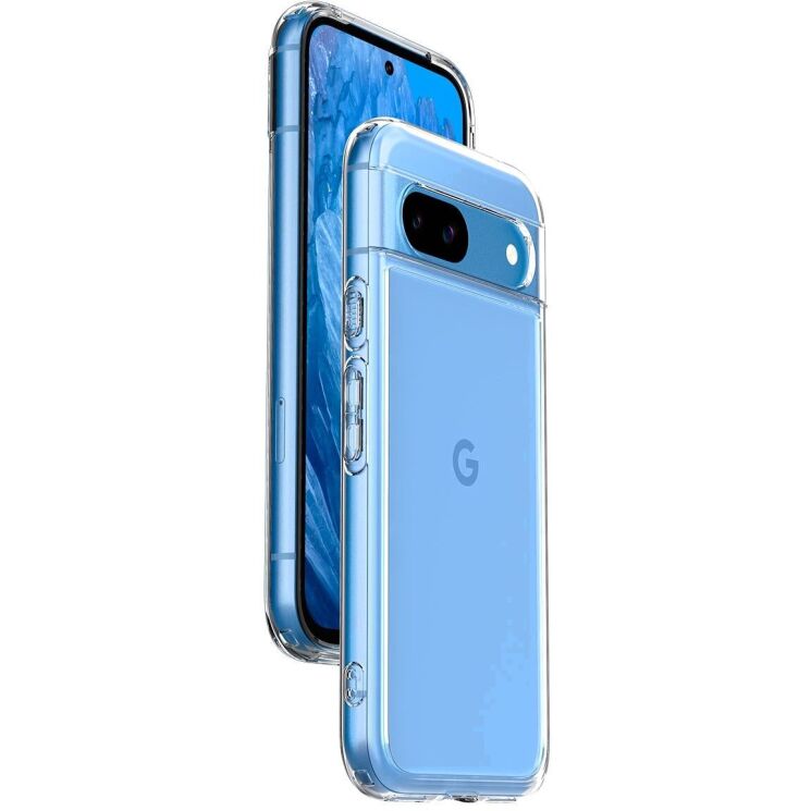 Защитный чехол Spigen (SGP) Ultra Hybrid для Google Pixel 8A - Crystal Clear: фото 3 из 17