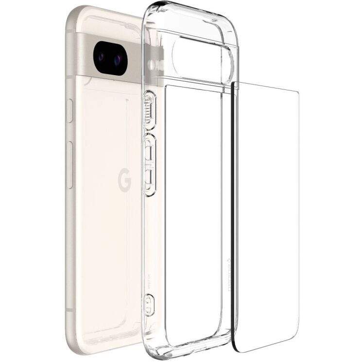 Защитный чехол Spigen (SGP) Ultra Hybrid для Google Pixel 8A - Crystal Clear: фото 6 из 17