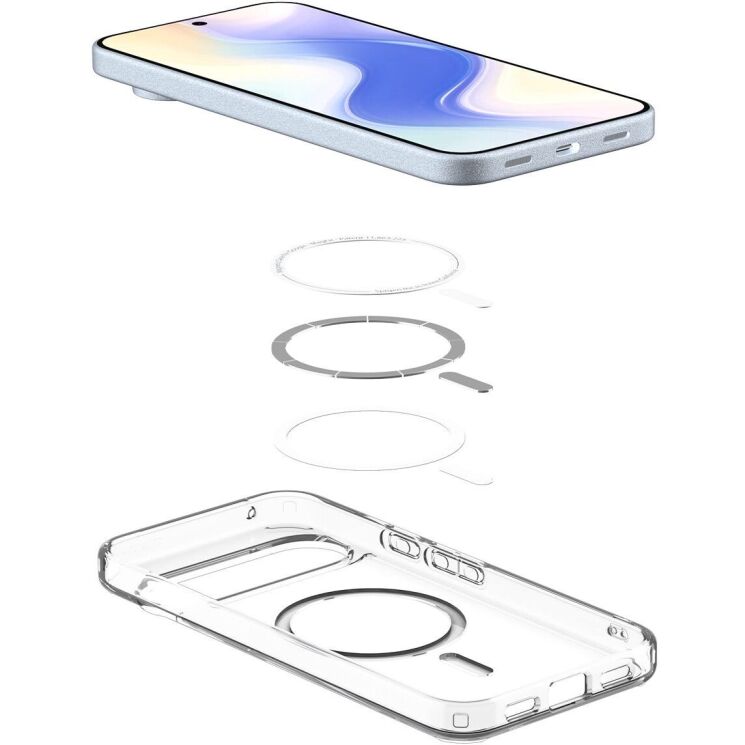Захисний чохол Spigen (SGP) Ultra Hybrid (MagFit) для Google Pixel 10 Pro Pro XL (ACS09725) - Clear / White: фото 6 з 17