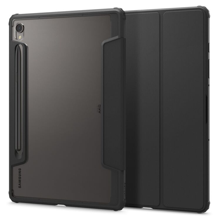 Защитный чехол Spigen (SGP) Ultra Hybrid Pro для Samsung Galaxy Tab S9 (X710/716) - Black: фото 2 из 16