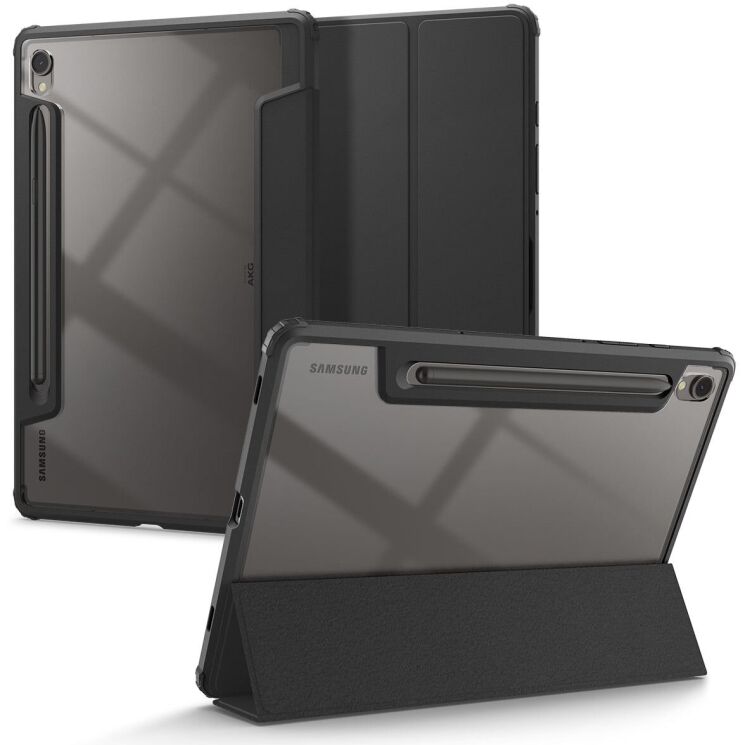 Защитный чехол Spigen (SGP) Ultra Hybrid Pro для Samsung Galaxy Tab S9 (X710/716) - Black: фото 1 из 16