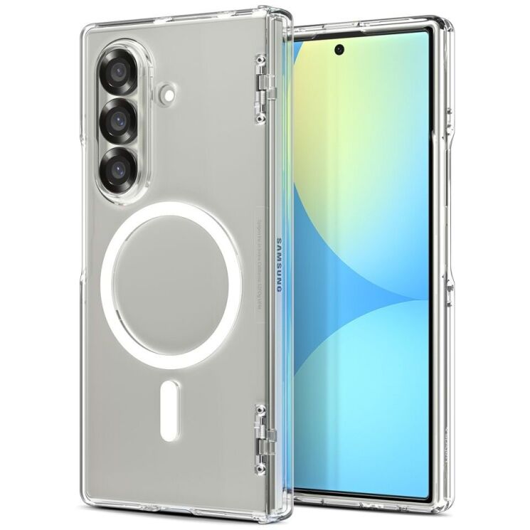 Захисний чохол Spigen (SGP) Ultra Hybrid Pro (MagFit) для Samsung Galaxy Fold 7 (ACS09546) - Clear / White: фото 1 з 22