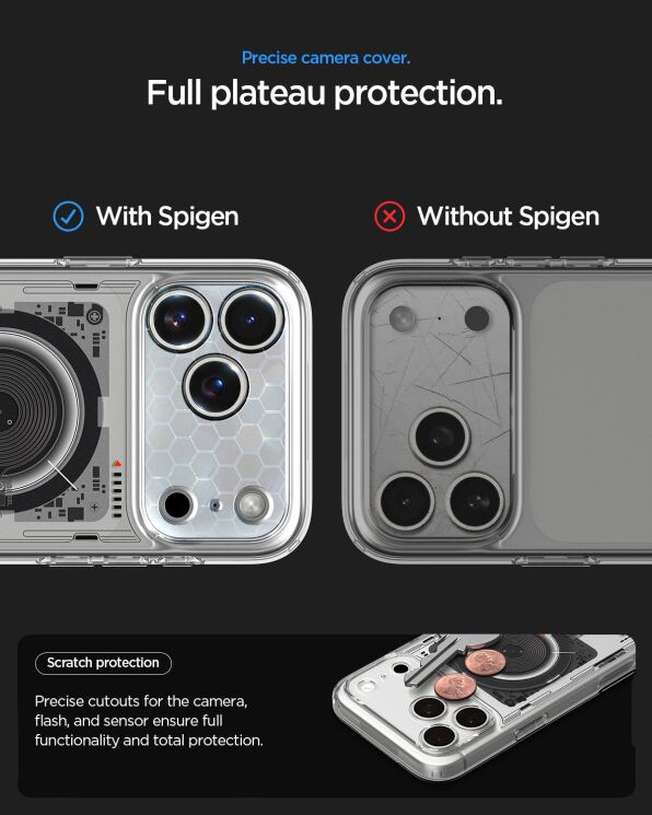 Захисний чохол Spigen Ultra Hybrid Neo One (MagFit) для iPhone 18 Pro Max (ACS12129) - Clear (440311C) Захисний чохол Spigen Ultra Hybrid Neo One (MagFit) для iPhone 18 Pro Max (ACS12129) - Clear: фото 9 з 12