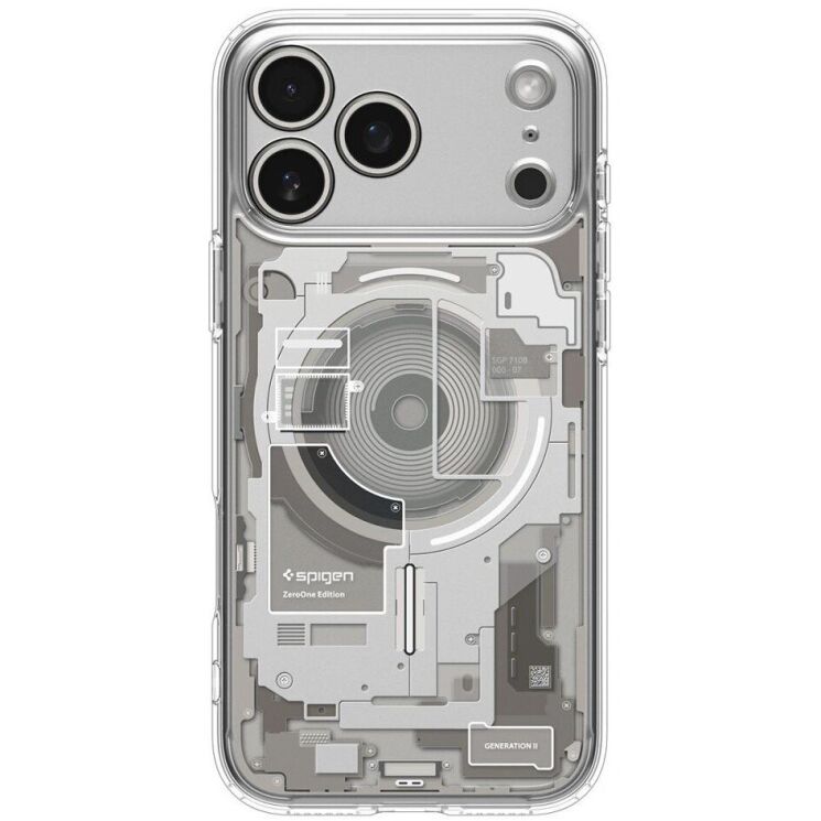 Захисний чохол Spigen Ultra Hybrid Neo One (MagFit) для iPhone 18 Pro Max (ACS12129) - Clear (440311C) Захисний чохол Spigen Ultra Hybrid Neo One (MagFit) для iPhone 18 Pro Max (ACS12129) - Clear: фото 3 з 12