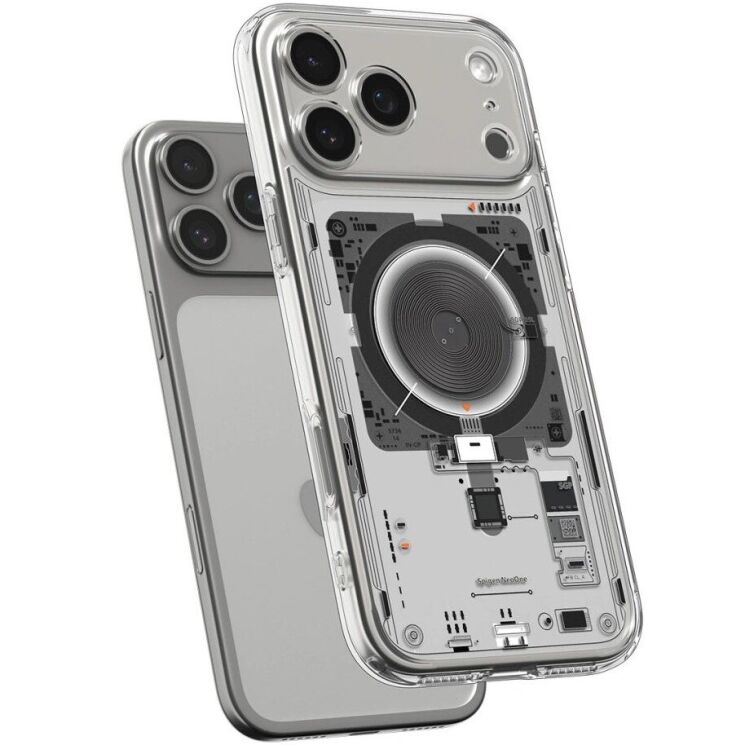 Захисний чохол Spigen Ultra Hybrid Neo One (MagFit) для iPhone 18 Pro Max (ACS12129) - Clear (440311C) Захисний чохол Spigen Ultra Hybrid Neo One (MagFit) для iPhone 18 Pro Max (ACS12129) - Clear: фото 4 з 12