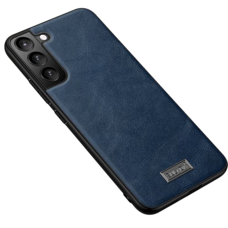 Захисний чохол SULADA Leather Case для Samsung Galaxy S22 - Blue: фото 1 з 6