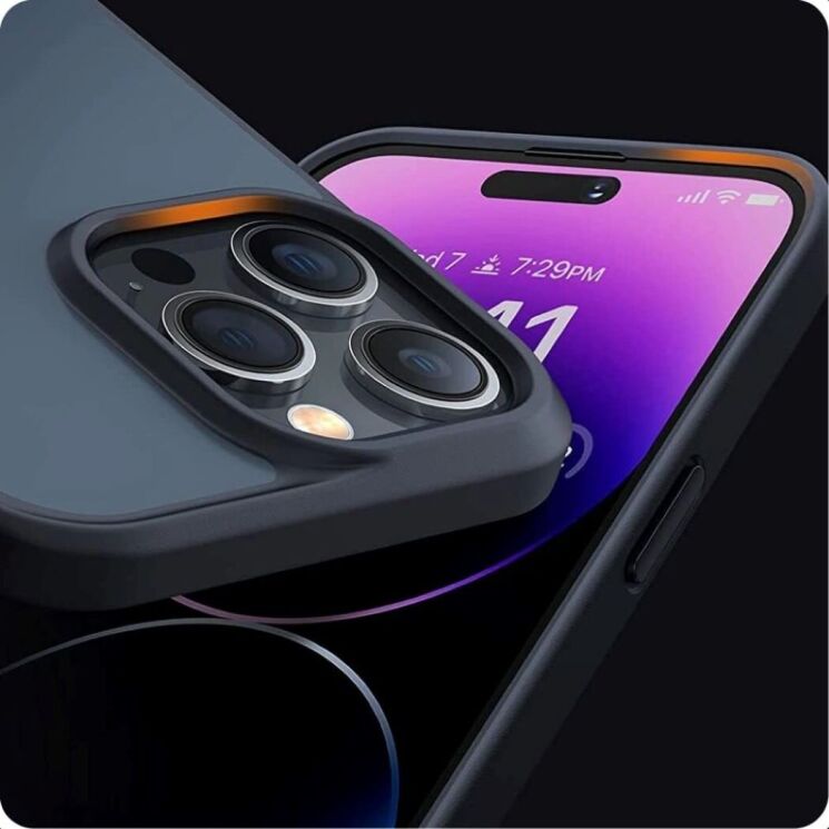 Защитный чехол Tech-Protect Magmat для Nothing Phone (3a) Pro - Black / Clear: фото 2 из 5