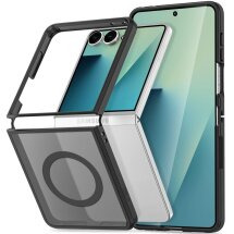Защитный чехол Tech-Protect Magmat MagSafe (FF) для Samsung Galaxy Flip 8 - Matte Black: фото 1 из 8