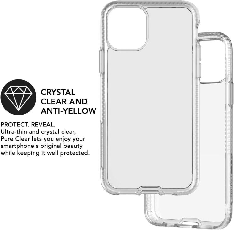 Защитный чехол Tech21 Pure для Apple iPhone 11 Pro (T21-7223) - Clear: фото 13 из 13