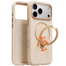 Защитный чехол TORRAS Ostand Q3 Silicone Wind (with MagSafe) для Apple iPhone 18 Pro Max / 17 Pro Max - Orange: фото 1 из 8
