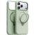 Чехол с кольцом-подставкой TORRAS Ostand Q3 Silicone (with MagSafe) для iPhone 17 Pro Max - Light Green: фото 1 из 7