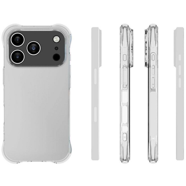 Защитный чехол UniCase AirBag Flow для Apple iPhone 17 Pro Max - Transparent: фото 5 из 5