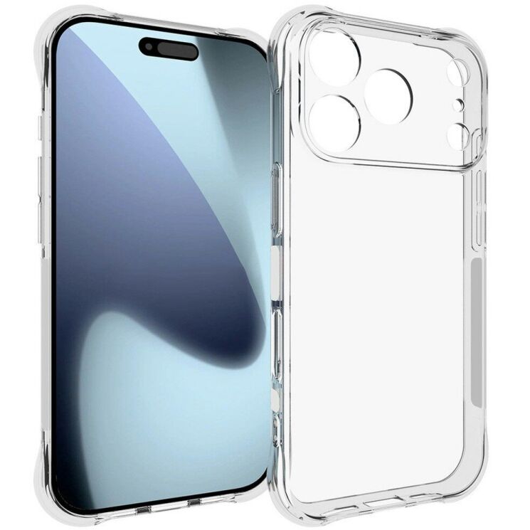 Защитный чехол UniCase AirBag Flow для Apple iPhone 17 Pro Max - Transparent: фото 1 из 5
