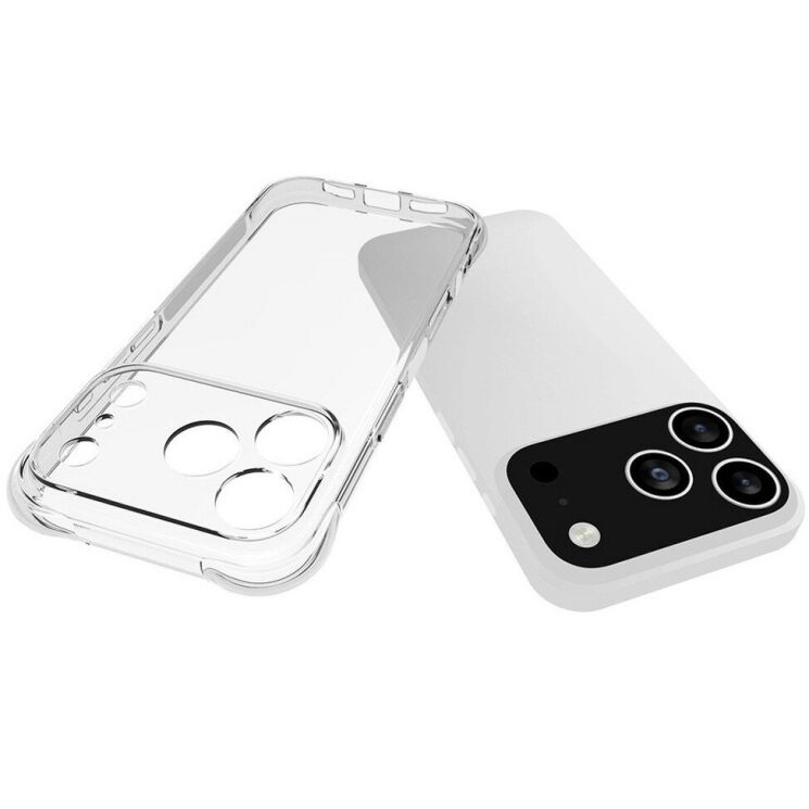 Защитный чехол UniCase AirBag Flow для Apple iPhone 17 Pro Max - Transparent: фото 4 из 5