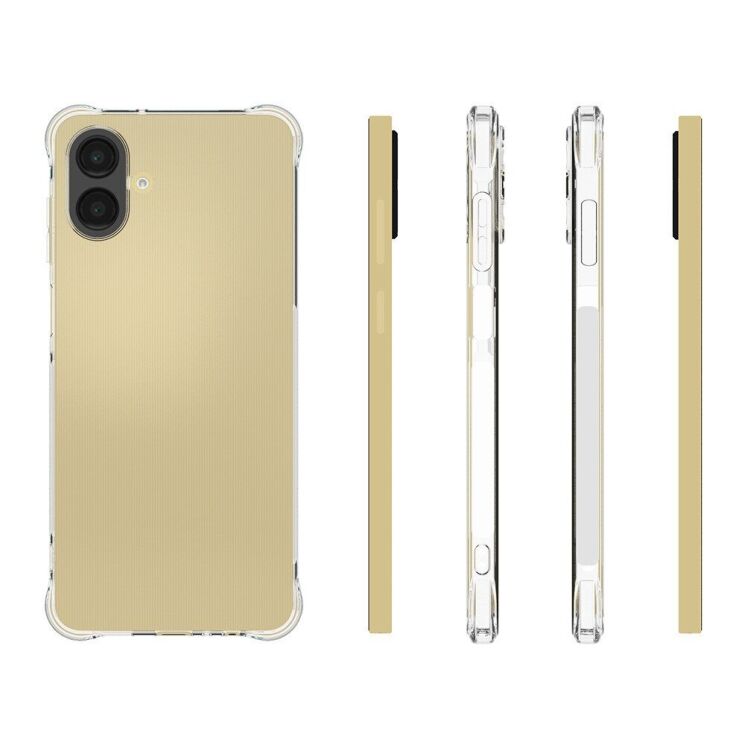 Защитный чехол UniCase AirBag Flow для Samsung Galaxy A07 (A075) - Transparent: фото 5 из 5