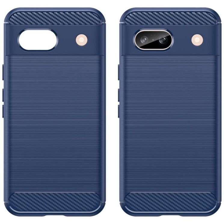 Защитный чехол UniCase Carbon для Google Pixel 8A - Blue: фото 2 из 8