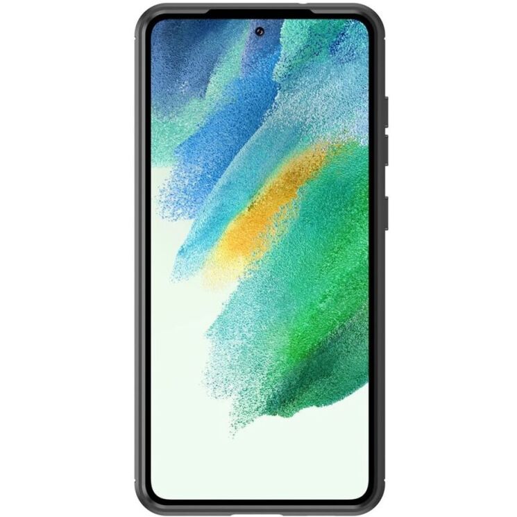 Защитный чехол UniCase Carbon для Samsung Galaxy S21 FE (G990) - Black: фото 3 из 9
