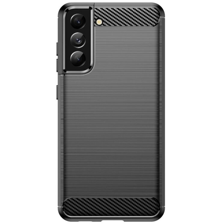 Защитный чехол UniCase Carbon для Samsung Galaxy S21 FE (G990) - Black: фото 2 из 9