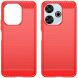 Защитный чехол UniCase Carbon для Xiaomi Redmi 13 - Red (358912R). Фото 2 из 10