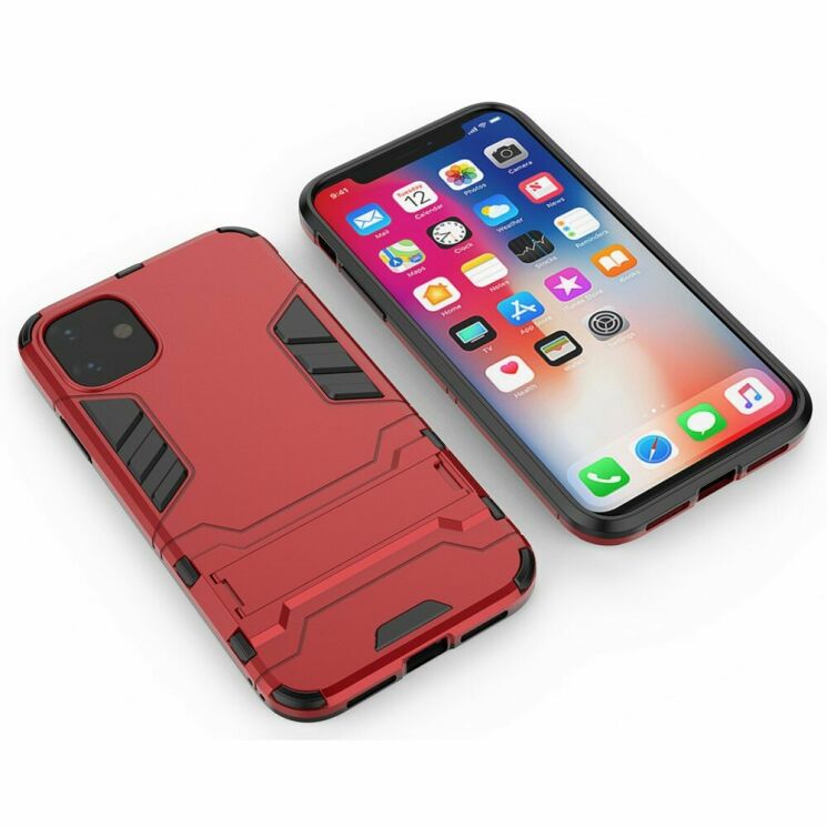 Защитный чехол UniCase Hybrid для Apple iPhone 11 - Red: фото 4 из 7