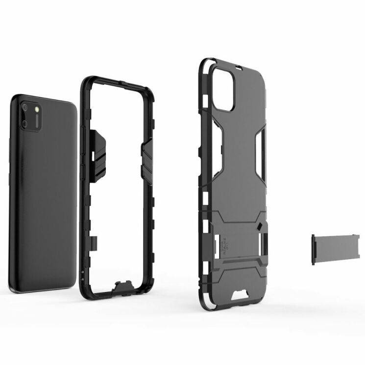 Защитный чехол UniCase Hybrid для Realme C11 - Black: фото 6 из 10
