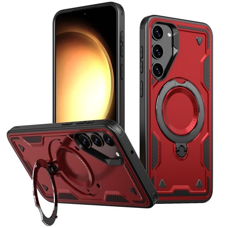Захисний чохол UniCase Lander Armor для Samsung Galaxy S23 (S911) - Red: фото 1 з 6