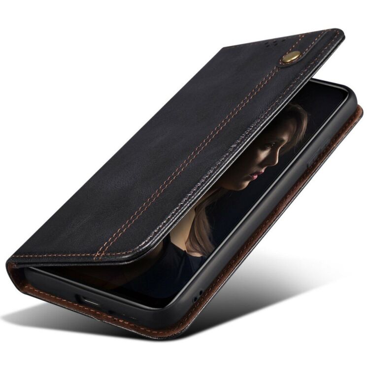 Защитный чехол UniCase Leather Wallet для OnePlus 13T - Black: фото 5 из 7