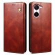 Чохол-книжка з кишеньками UniCase Leather Wallet для OnePlus Nord CE 5 / Ace 5 Racing - Brown (387605Z)
