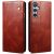 Защитный чехол UniCase Leather Wallet для Samsung Galaxy M15 (M156) - Brown: фото 1 из 6