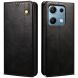Защитный чехол UniCase Leather Wallet для Xiaomi Redmi Note 14S - Black (375901B). Фото 1 из 7
