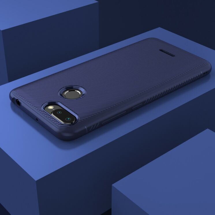 Защитный чехол UniCase Twill Soft для Xiaomi Redmi 6 - Dark Blue: фото 4 из 7