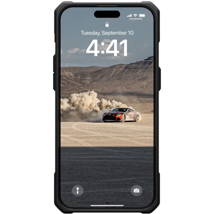 Защитный чехол URBAN ARMOR GEAR (UAG) Monarch Kevlar Series для Apple iPhone 15 Pro Max - Kevlar Elemental Green: фото 6 из 11